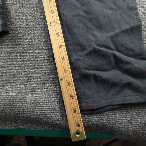 PT Torino Pants Women Cotton Linen Lyocell Blue Easy Fit 50 Adult ACTL 32X34 - Picture 8 of 16